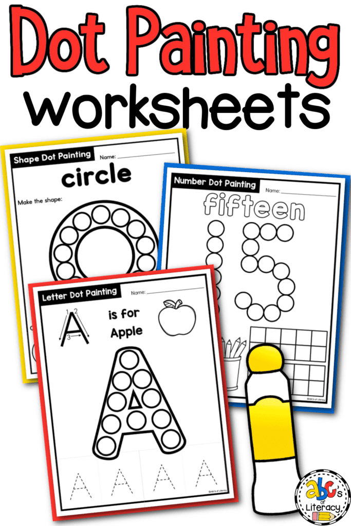 FREE Summertime Dot Art Printables Activity Worksheets Library