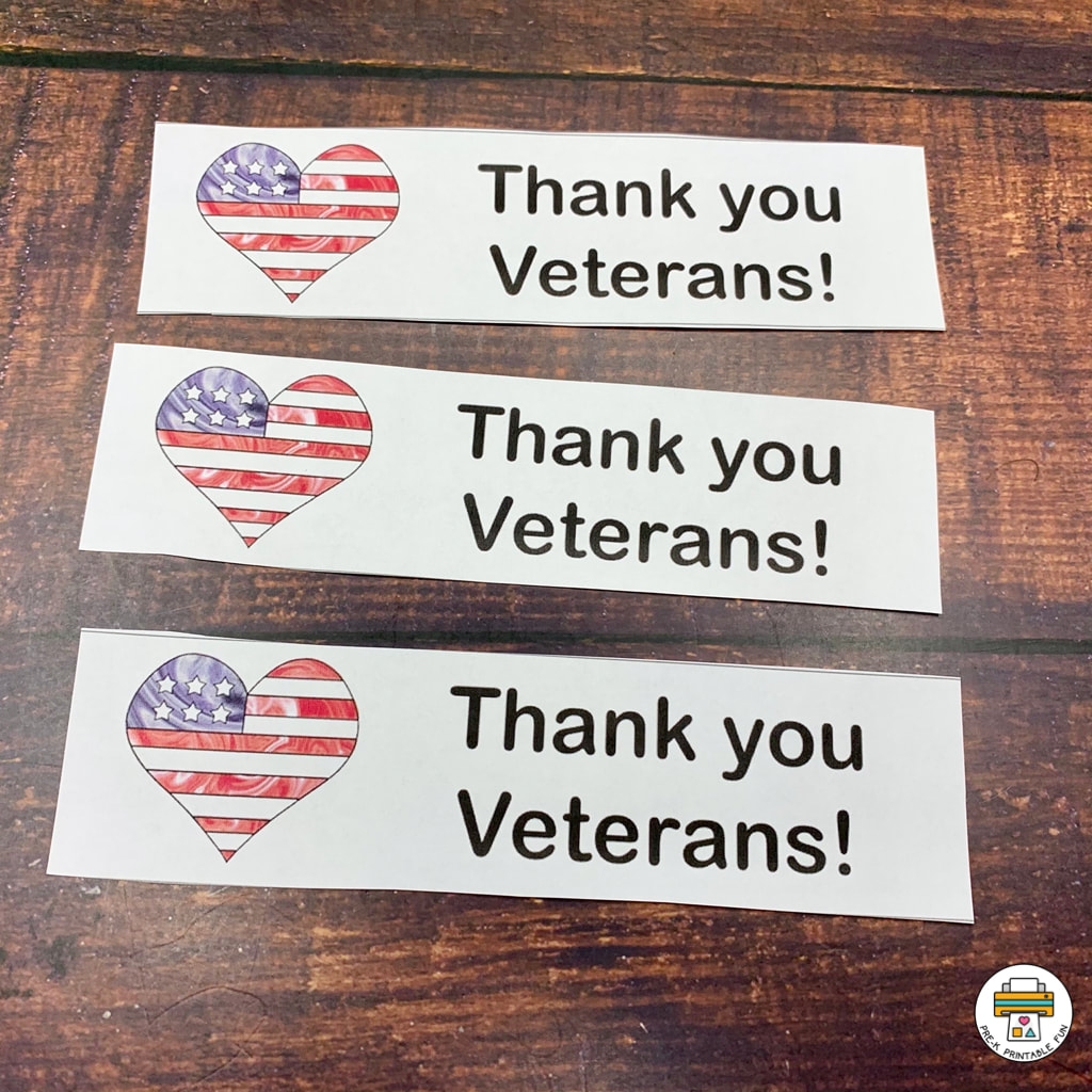 Free Veterans Day Preschool Crafts
