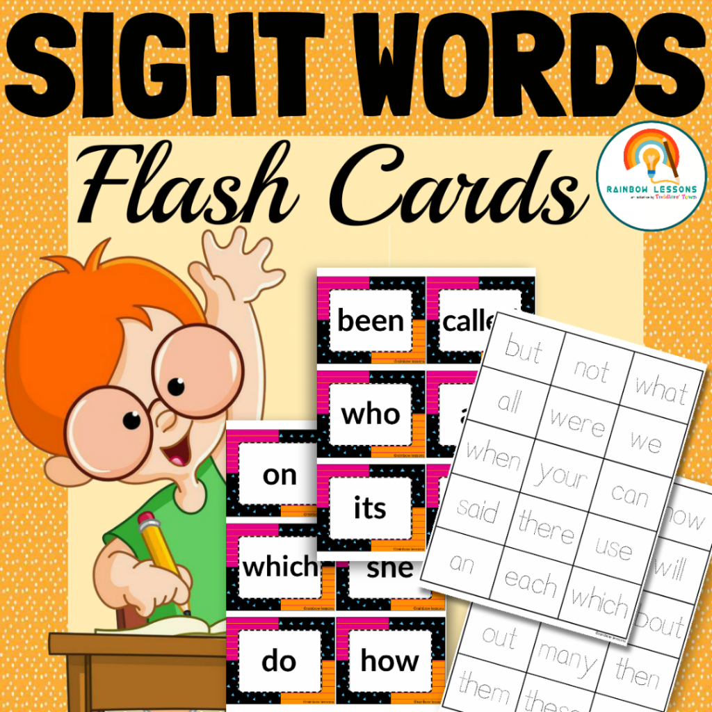 Fry Sight Words Kindergarten Flash Cards Rekaism