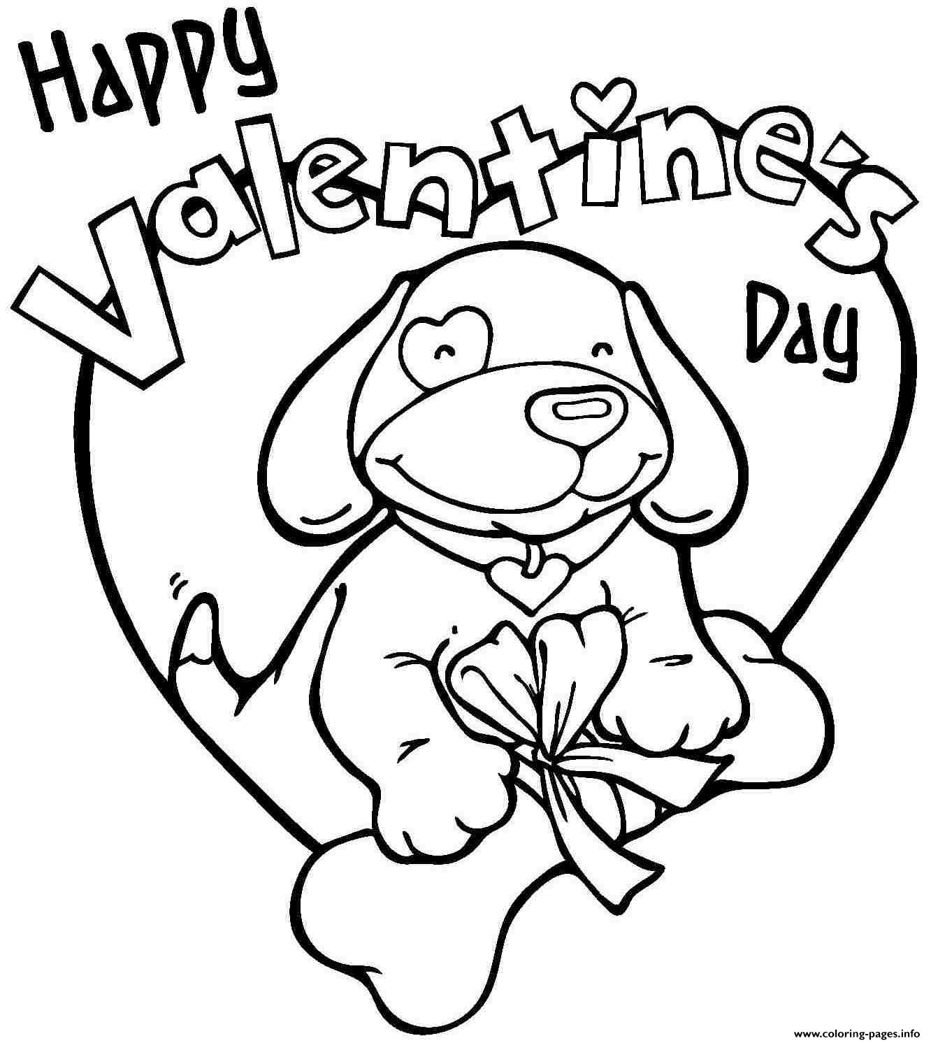valentines coloring page free printable