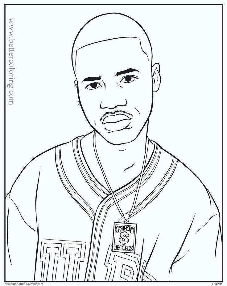 Future Rapper Coloring Pages Free Printable Coloring Pages