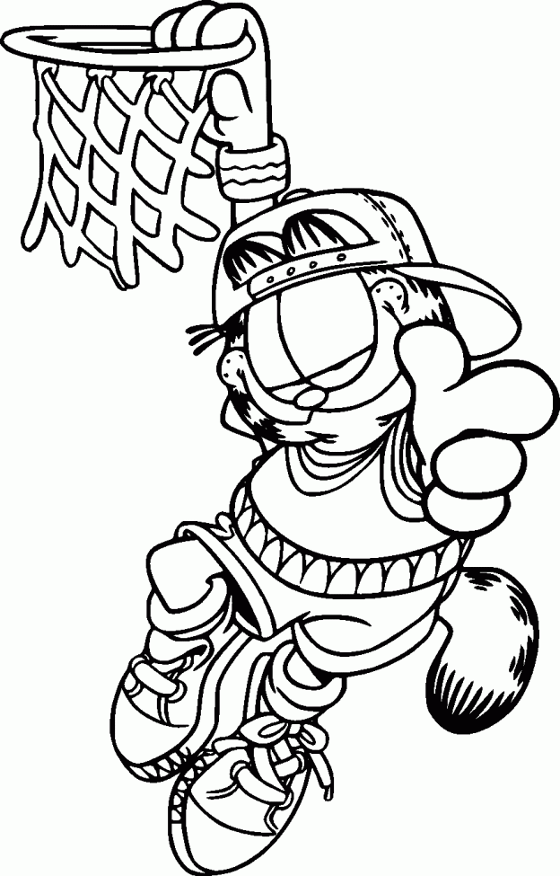 Garfield Coloring Book Coloring Home