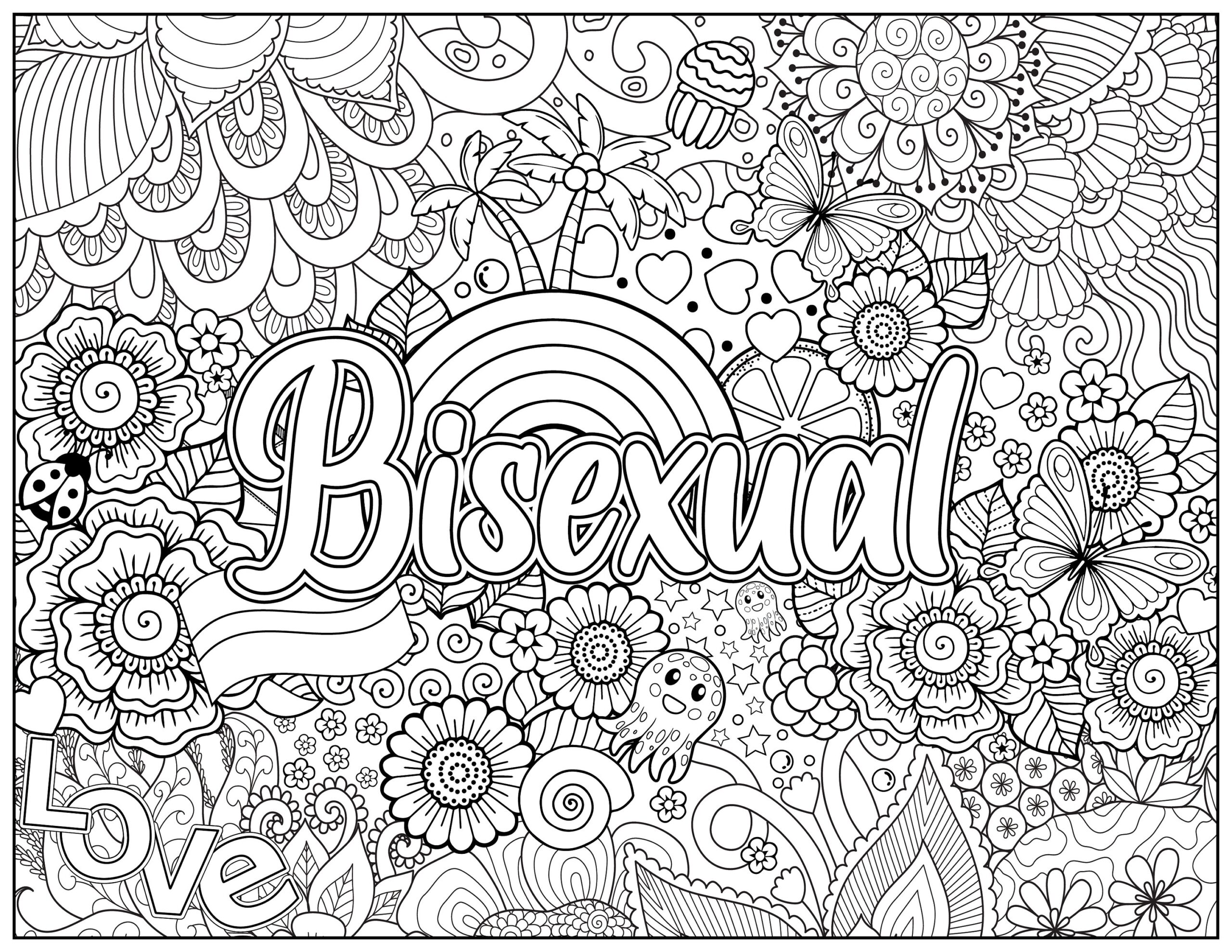 Gay Pride Coloring Pages Coloring Nation