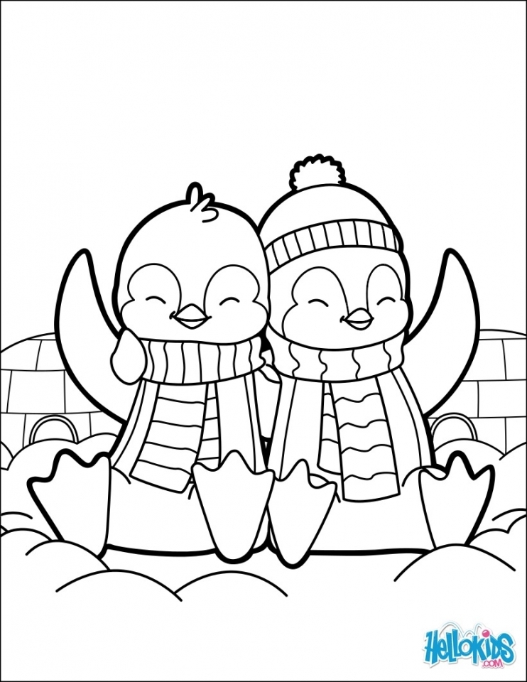 Get This Cute Baby Penguin Coloring Pages Free Printable 89516