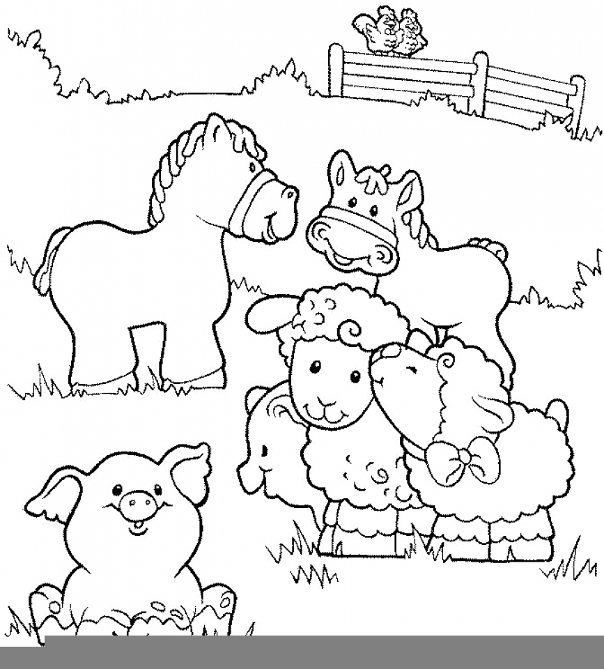 Get This Farm Coloring Pages Free Printable S4VX4