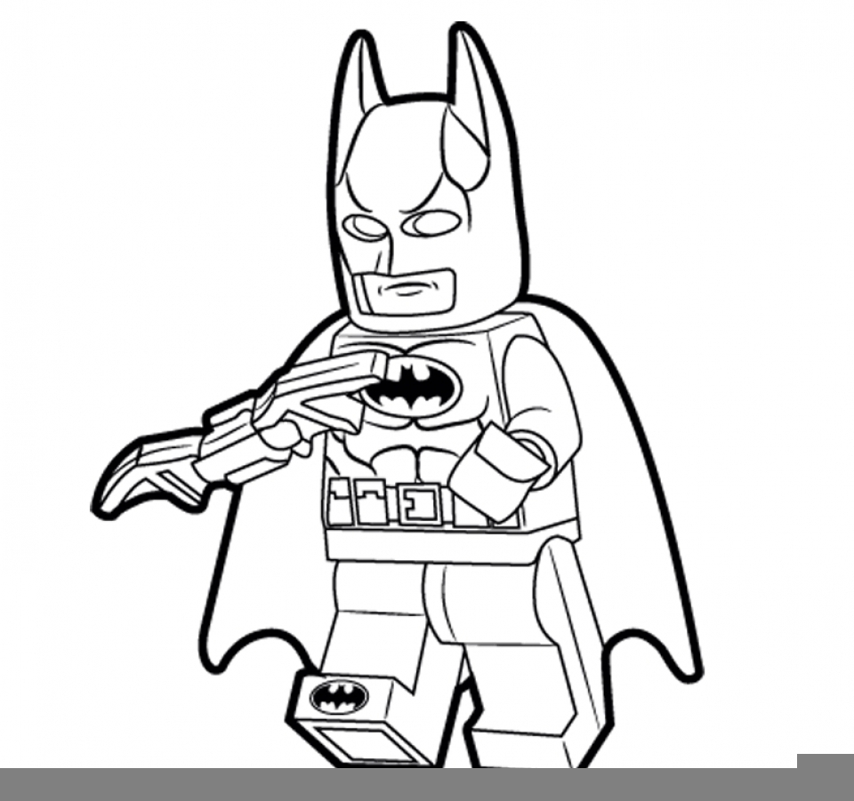 batman free coloring page