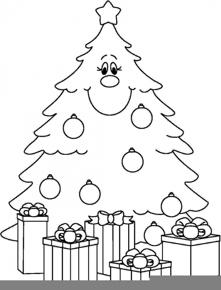 Get This Printable Christmas Tree Coloring Pages For Children 67421