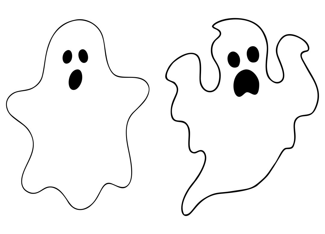 free printable ghost pattern