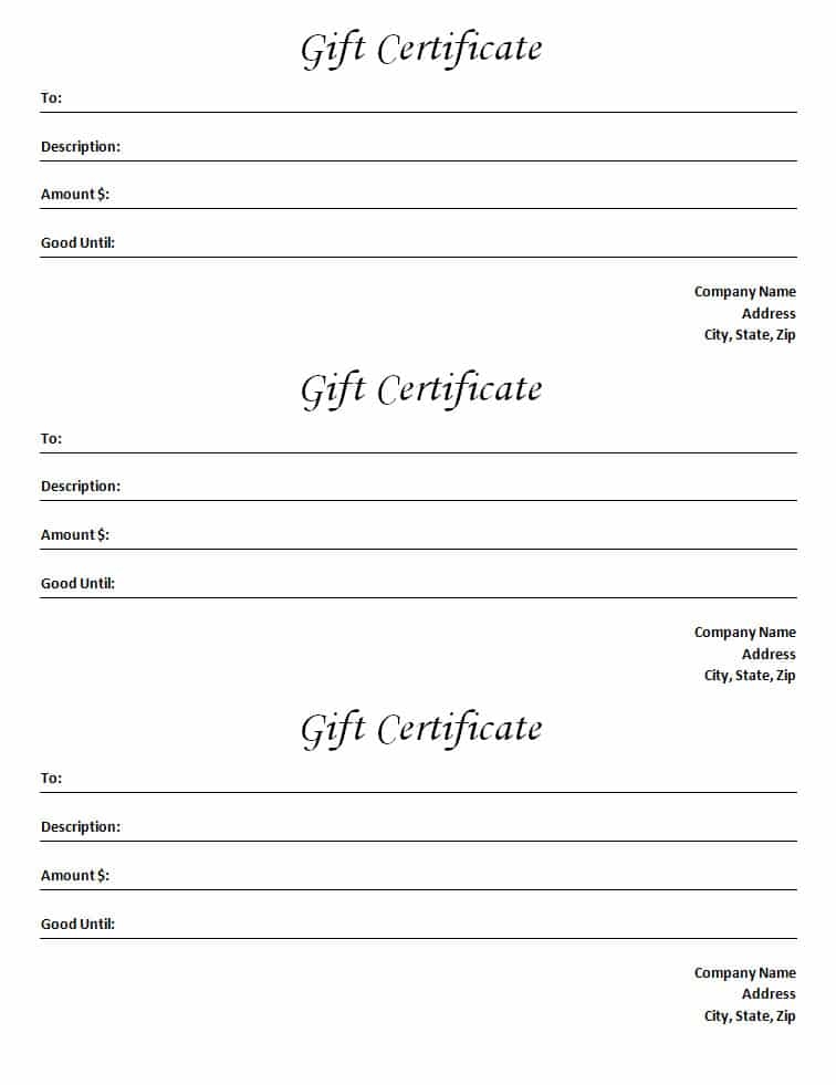 microsoft word gift certificate template