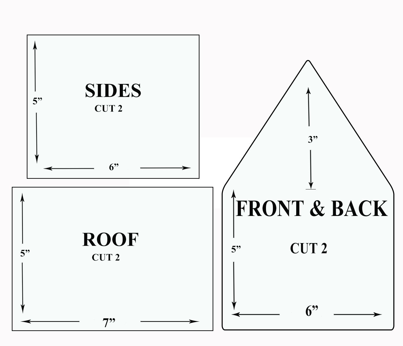 gingerbread house free template
