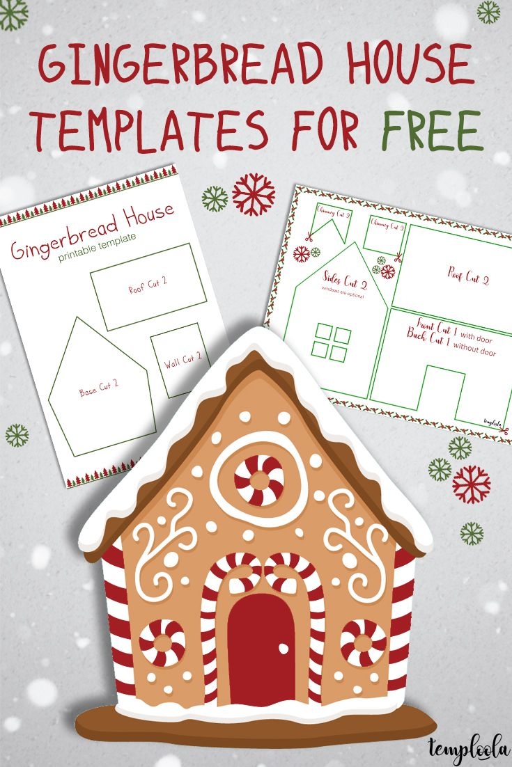 Gingerbread House Template Printable Free Modern Resume Template Word