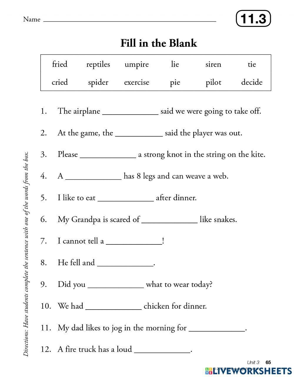 Grade 2 Worksheets Literacy Worksheets Library