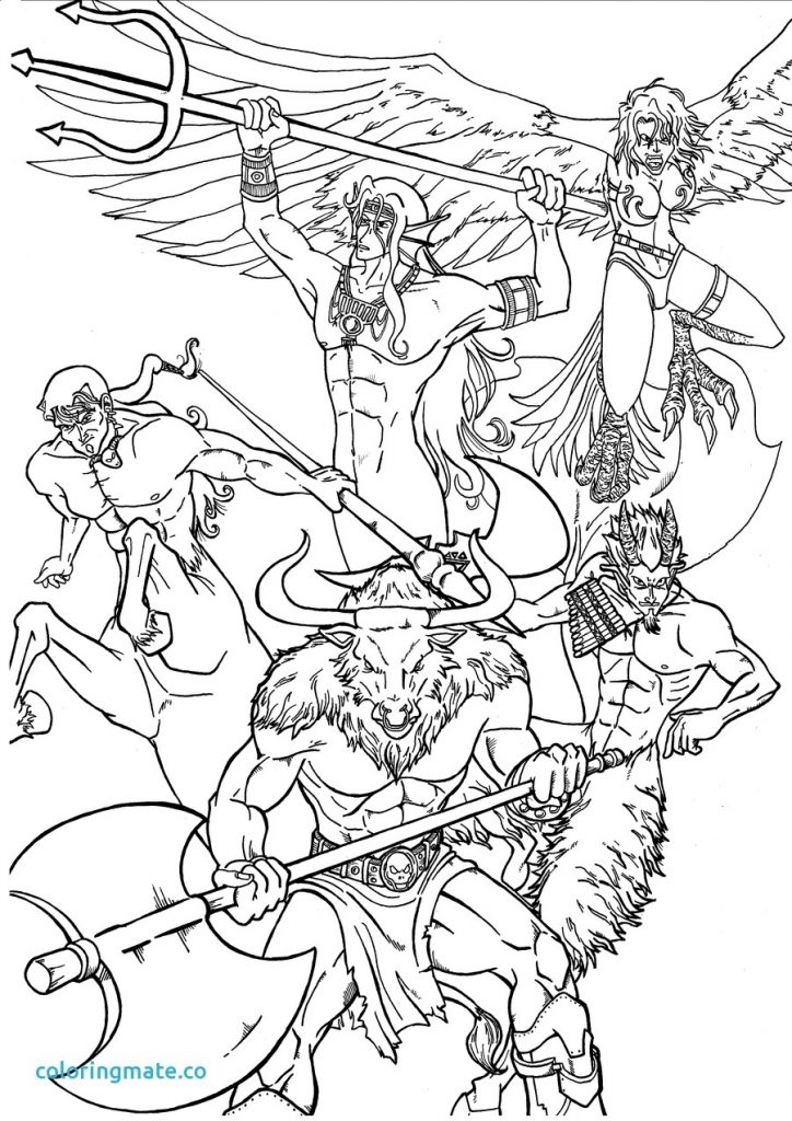Greek Gods Coloring Pages