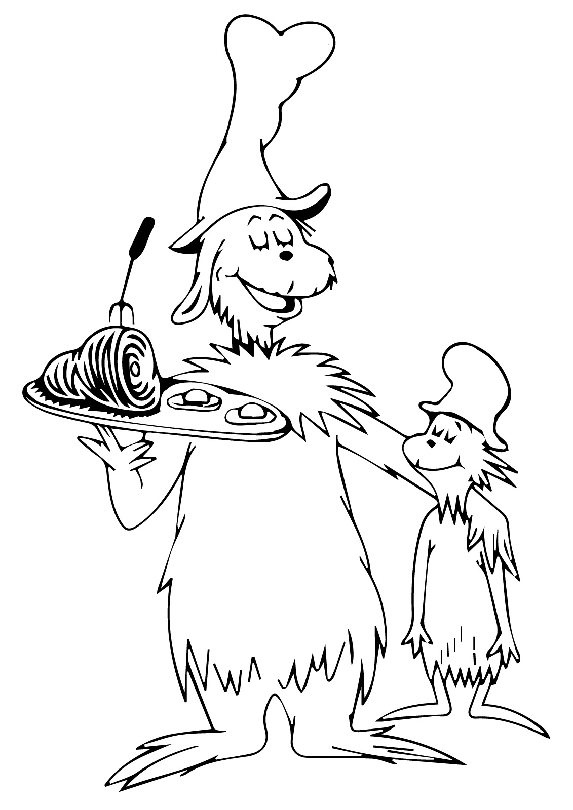 Green Eggs And Ham Coloring Pages
