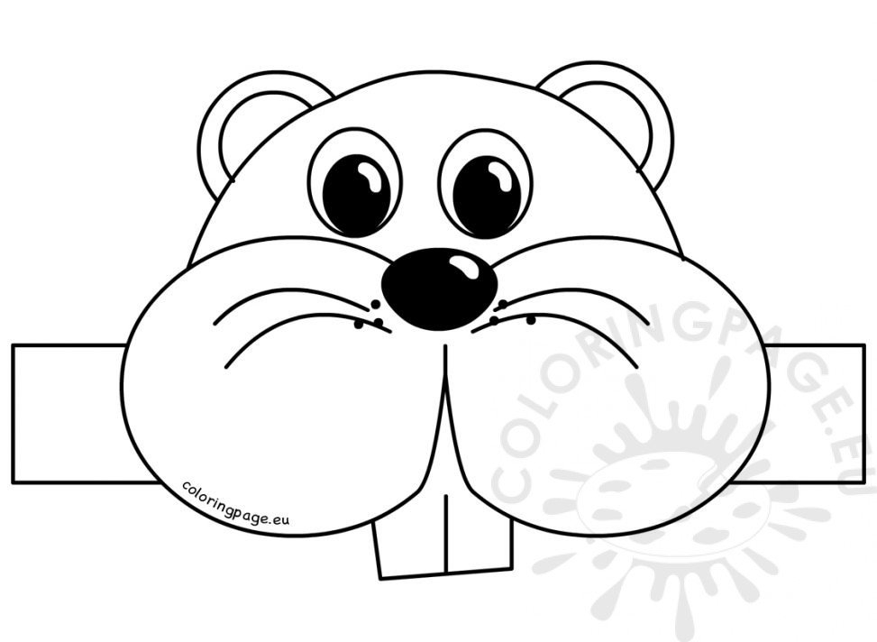 Groundhog Coloring Page