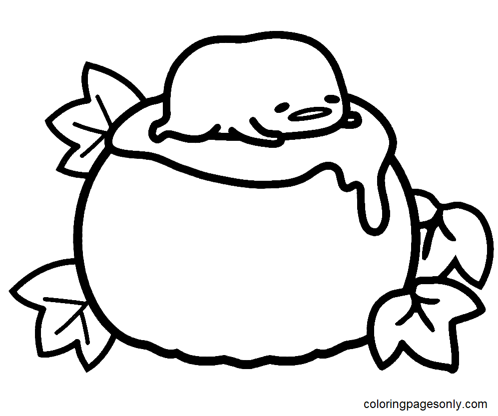 Gudetama Easter Coloring Pages Free Printable Coloring Pages