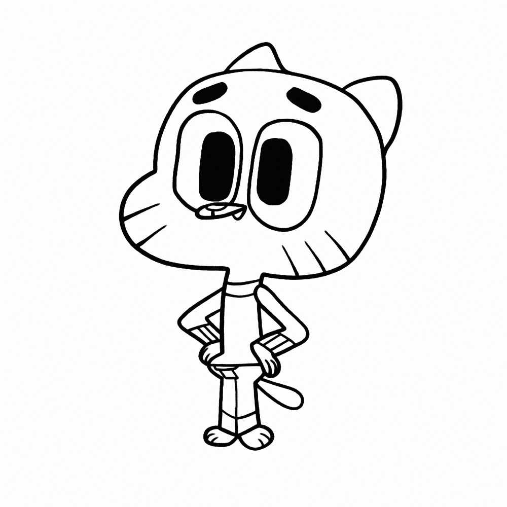 Gumball Coloring Pages Best Coloring Pages For Kids