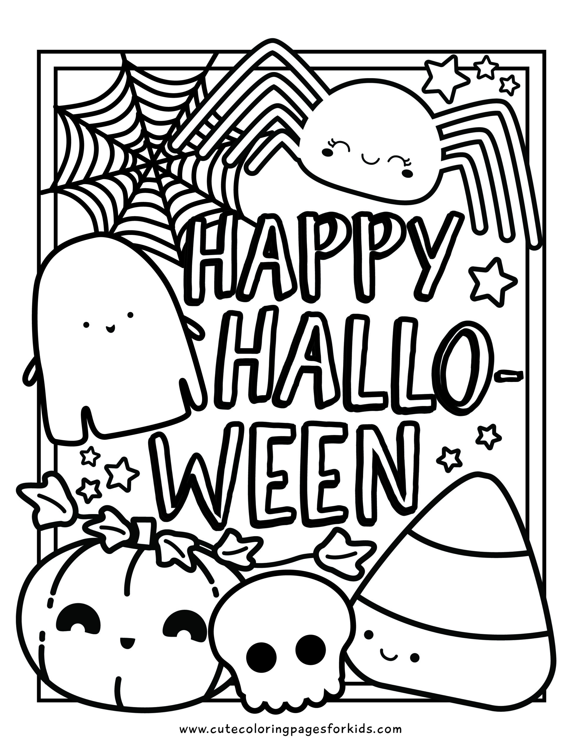 Halloween Coloring Printable Pages