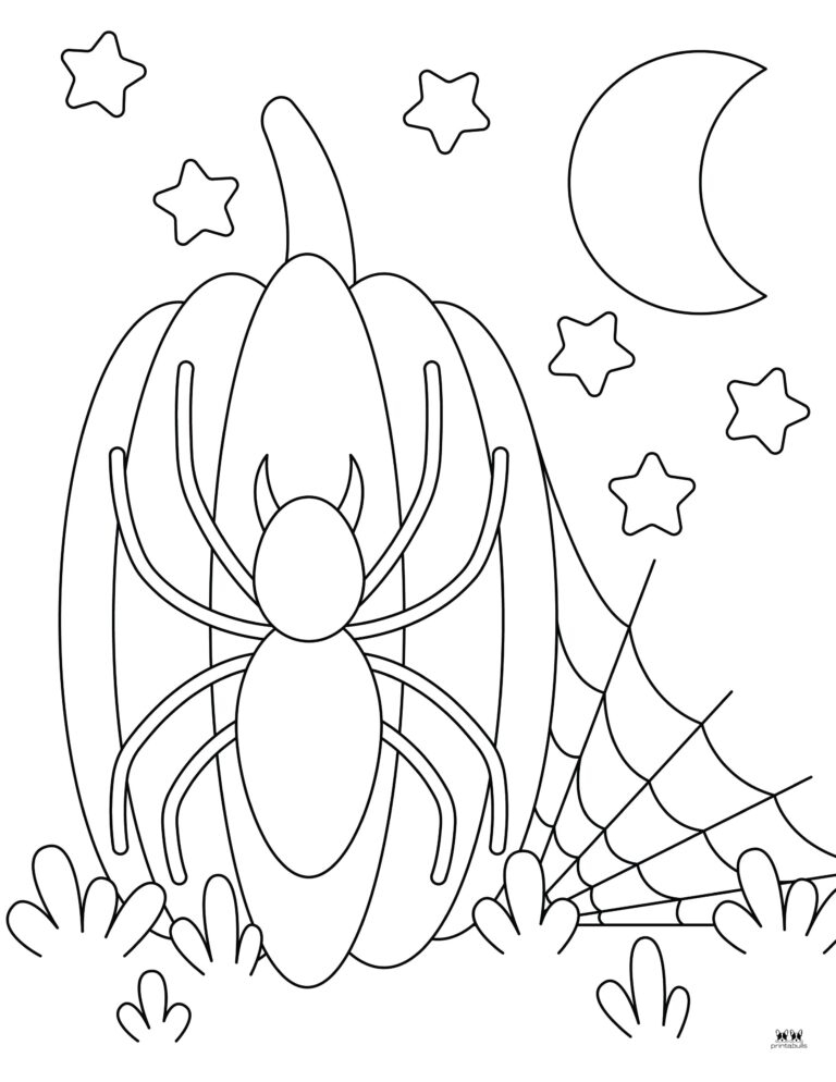 Halloween Spider Coloring Pages 25 FREE Pages Printabulls
