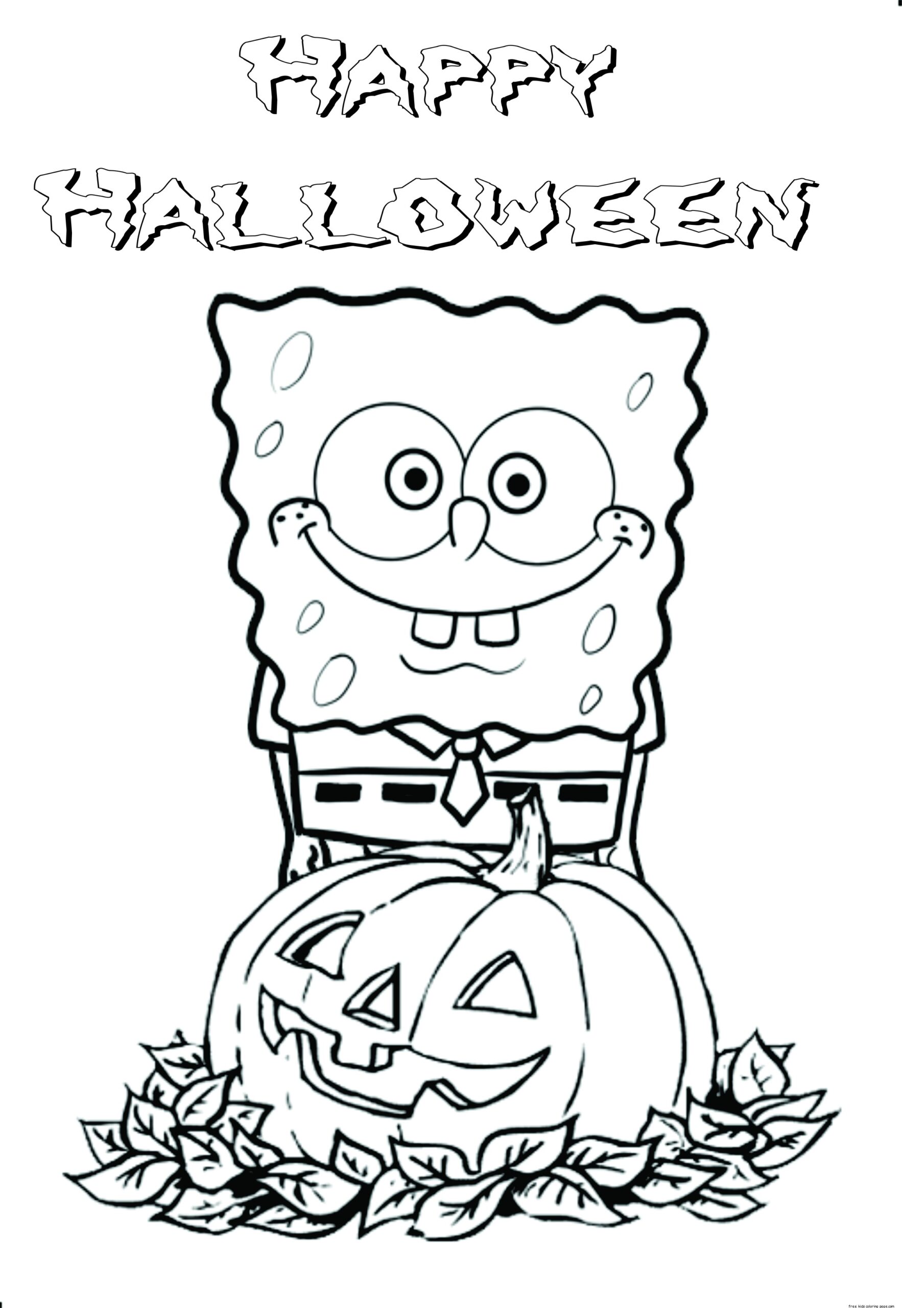free printable halloween pictures to color for kids