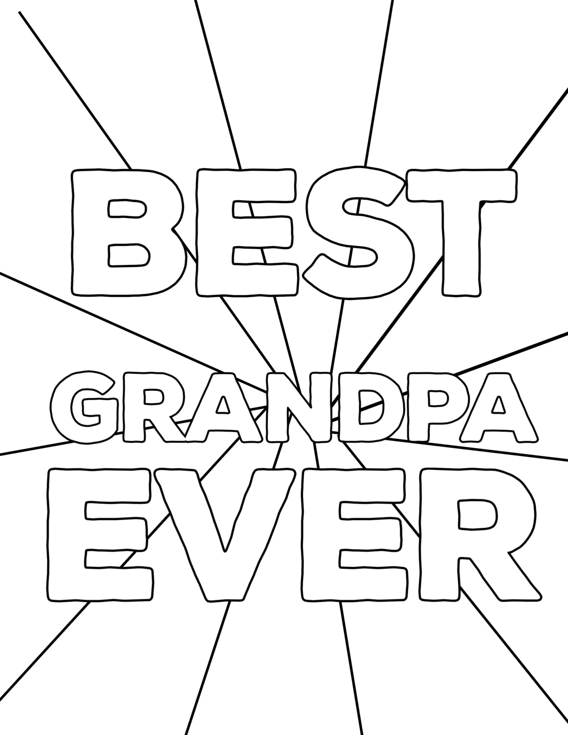 father's day coloring pages free