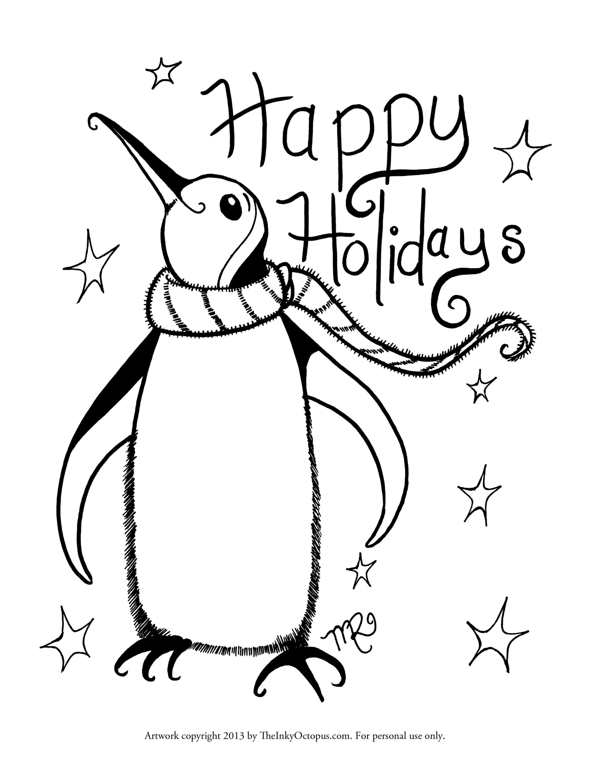 Holidays Coloring Pages