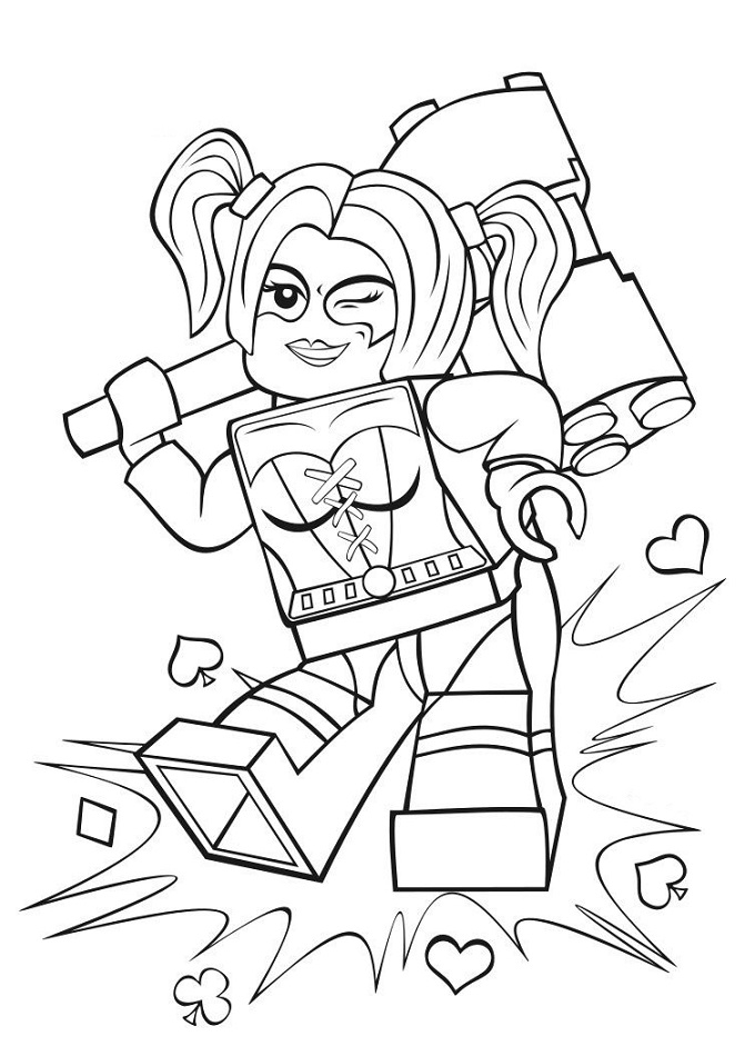 Harley Quinn Coloring Page Free Printable Coloring Pages For Kids