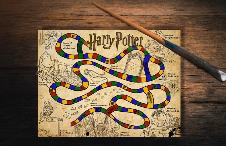 harry potter printable board game