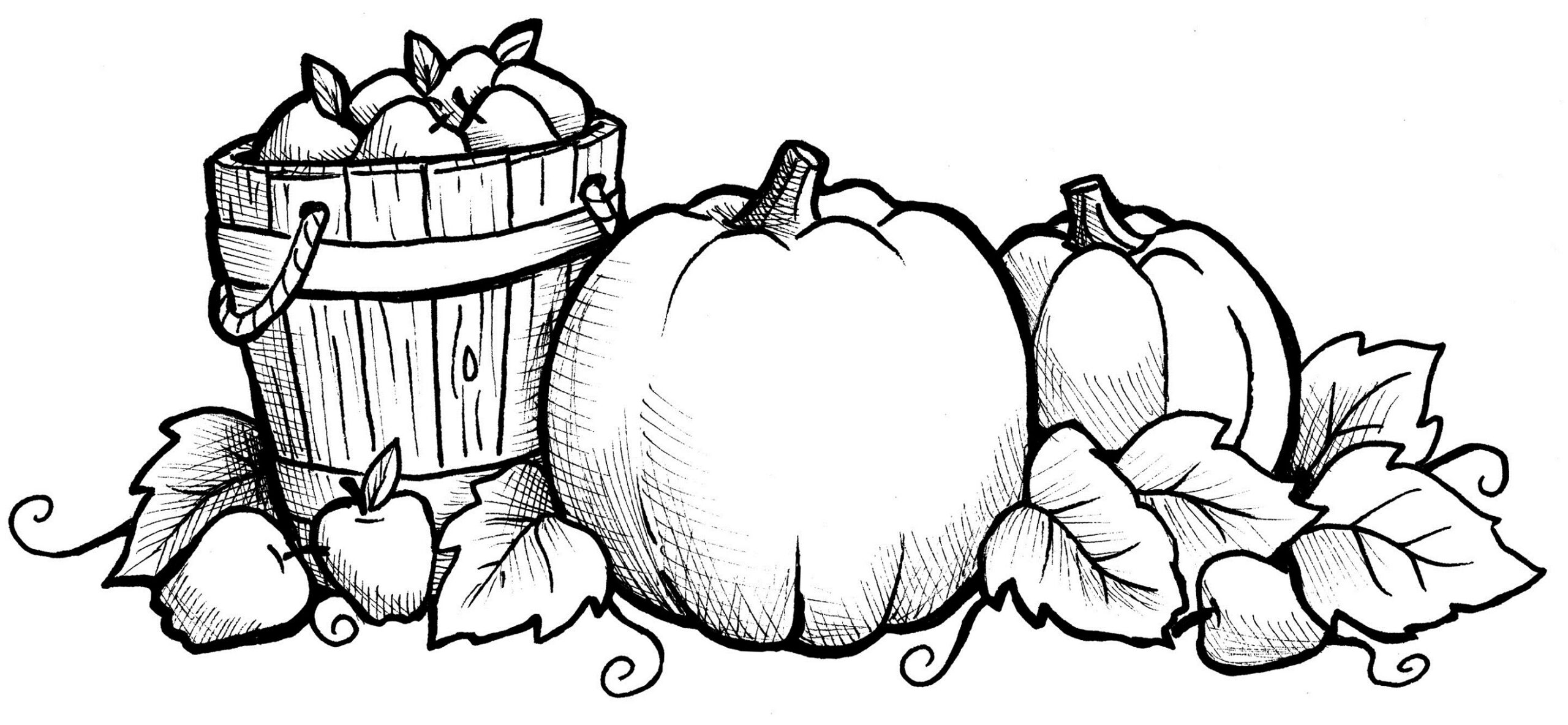 free autumn printable coloring pages