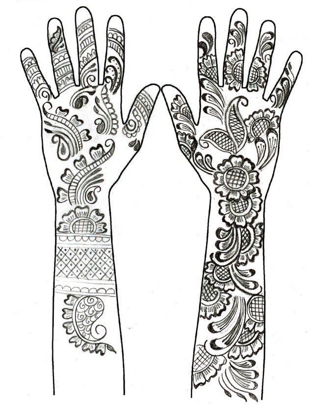Hand Coloring Page
