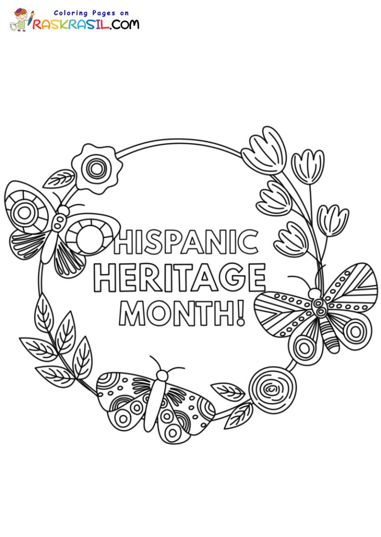 Hispanic Heritage Coloring Pages