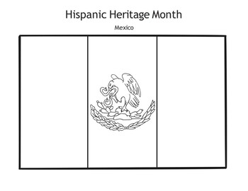 Hispanic Heritage Month Flag Coloring Pages Hispanic Heritage Coloring 