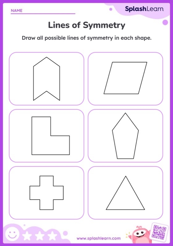 symmetry worksheet