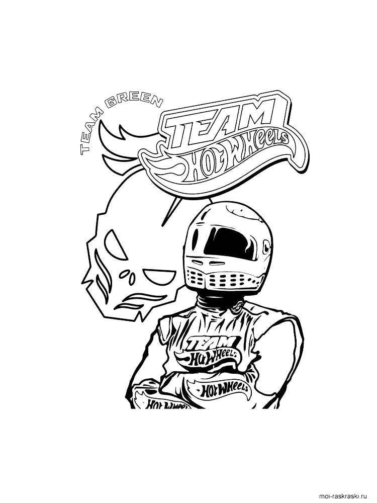 Hot Wheel Coloring Pages