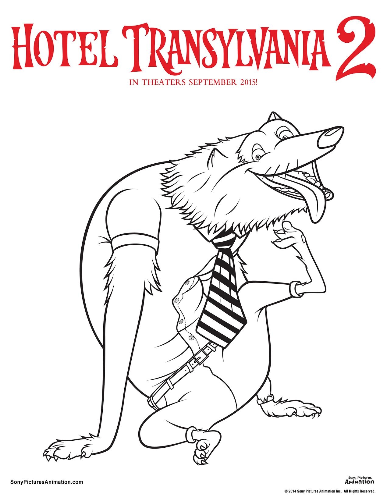Hotel Transylvania Coloring Pages Coloring Home