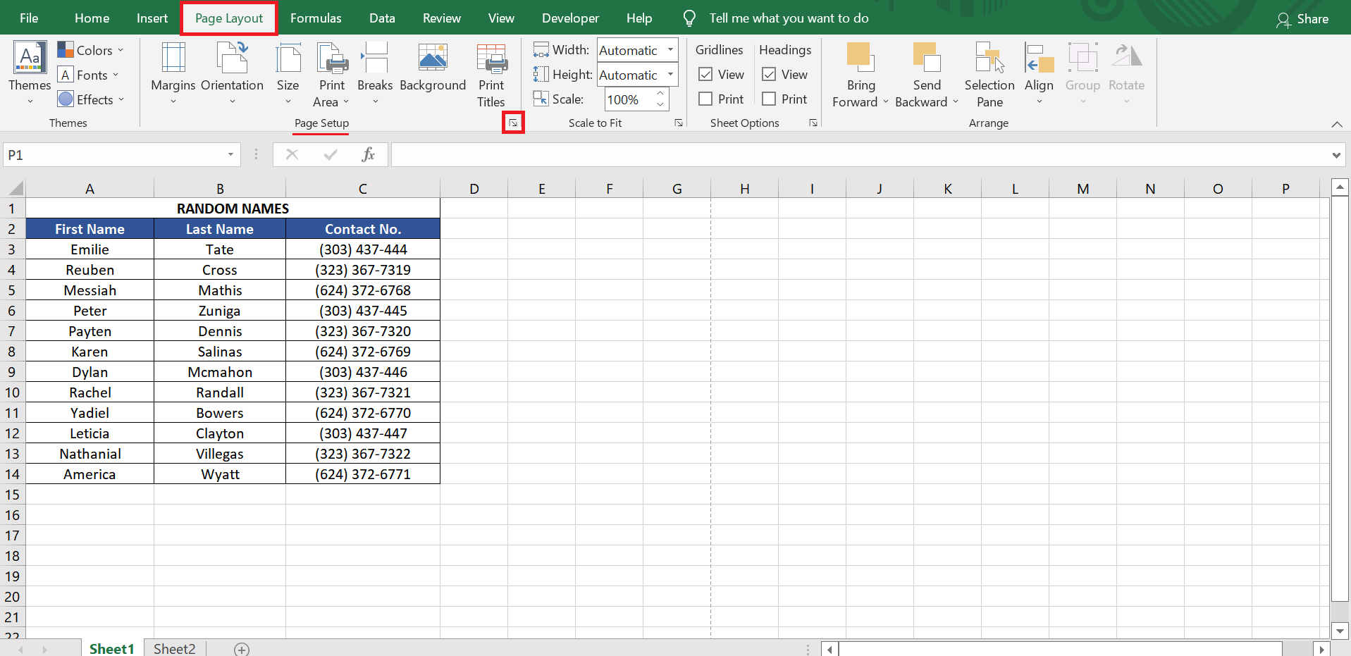 How To Center A Worksheet Horizontally In Excel
