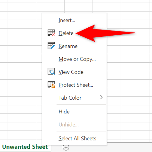 How To Delete A Sheet In Excel CustomGuide Worksheets Library