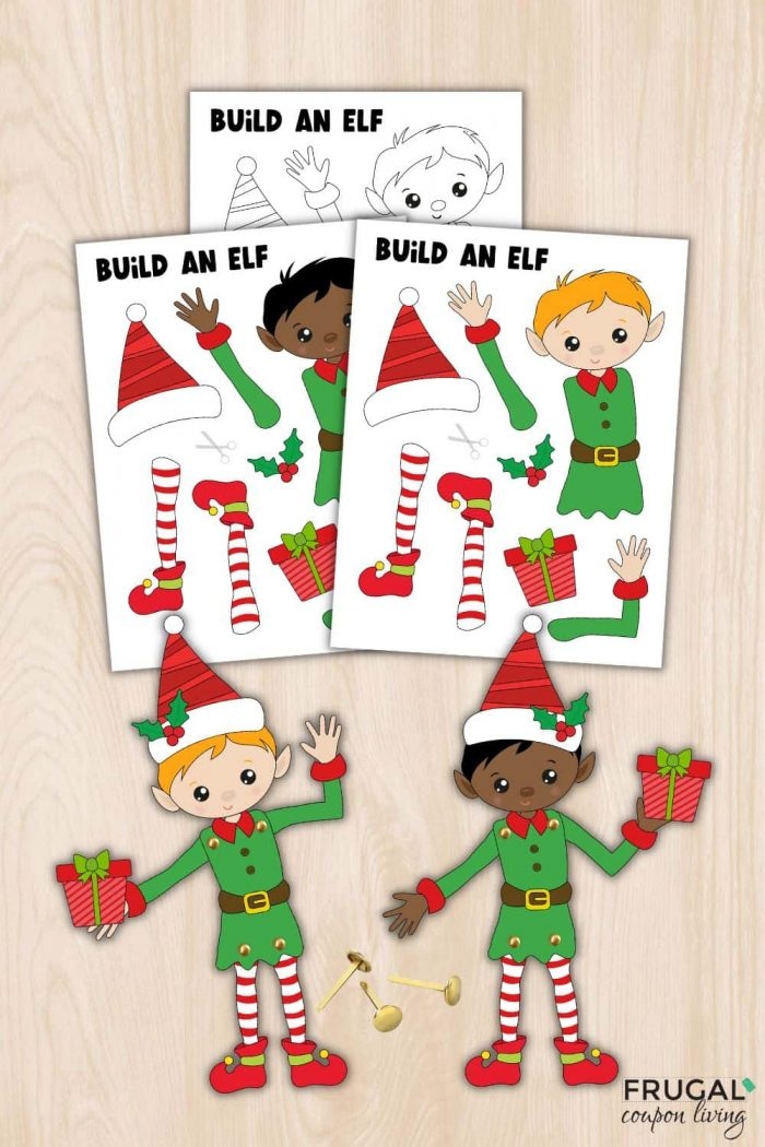 free printable elf template