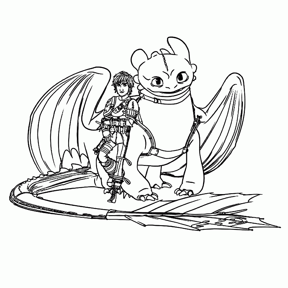 How To Train Your Dragon Coloring Pages Books 100 FREE And Printable 