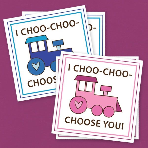 I Choo Choo Choose You Card Printable