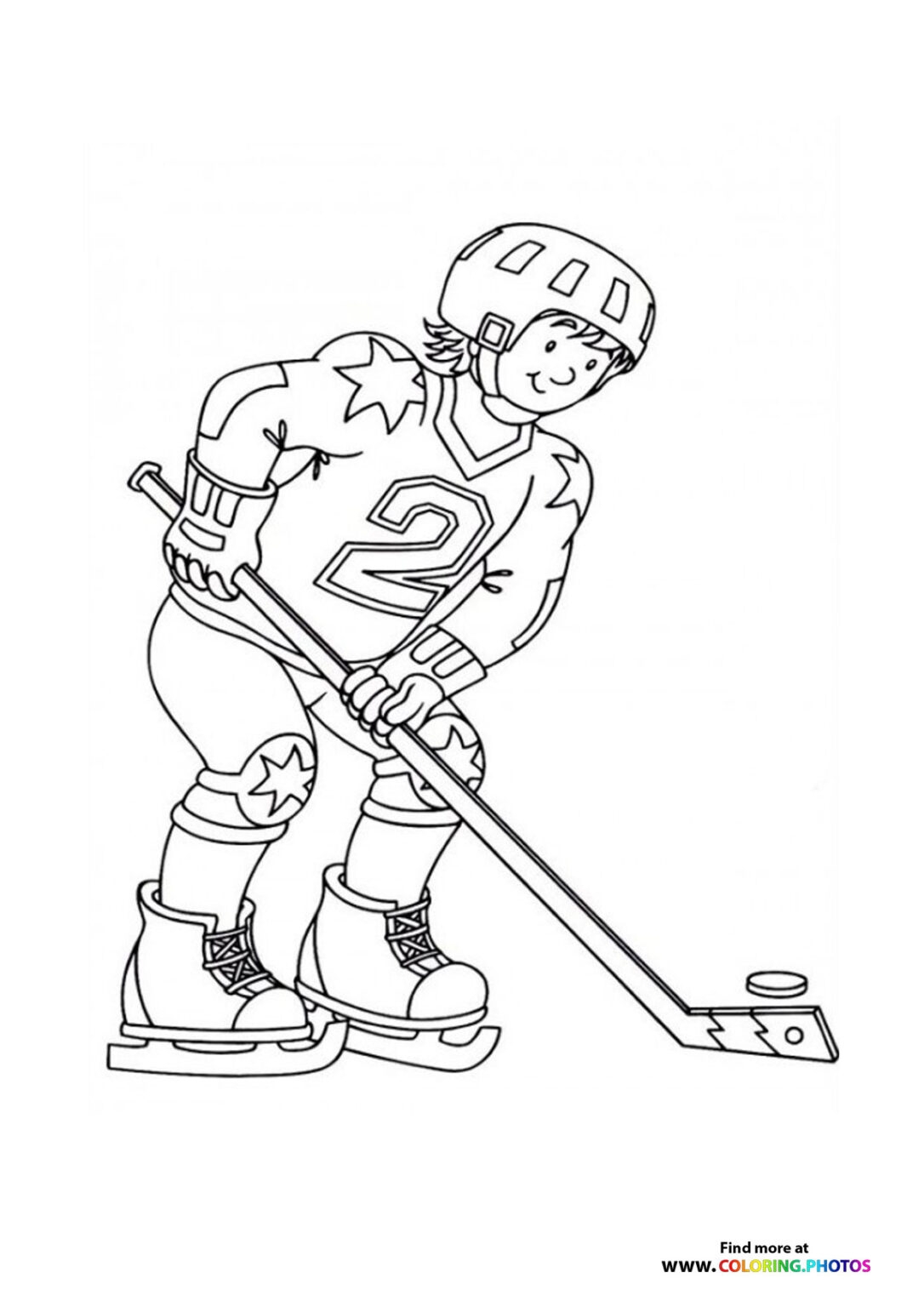 Ice Hockey Coloring Pages