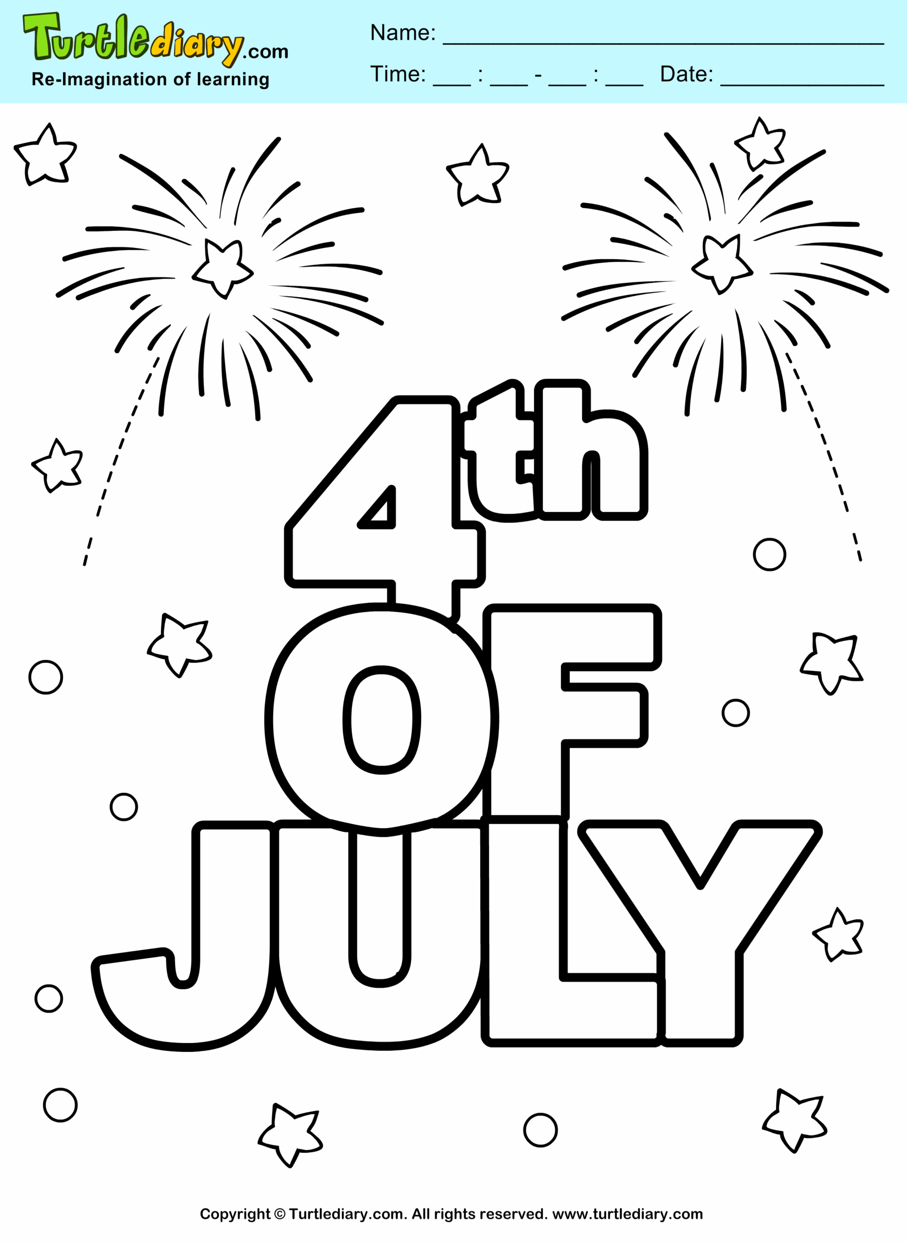 Independence Day Coloring Pages Printable