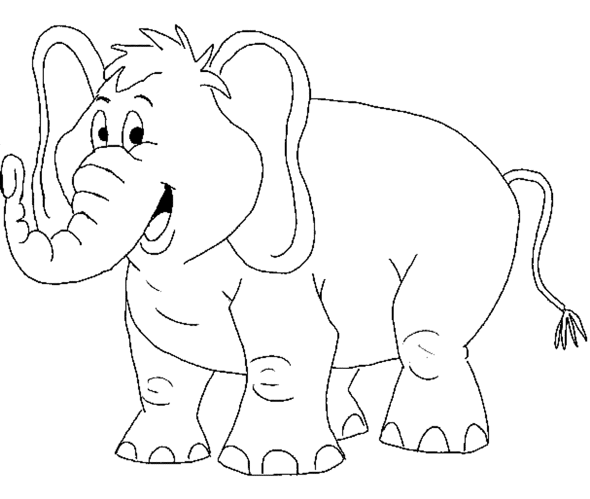 Indian Elephant Coloring Pages Printable At GetColorings Free 