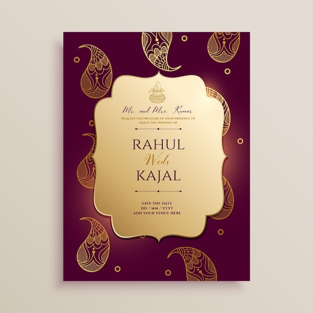 Indian Wedding Cards Templates Free Infoupdate