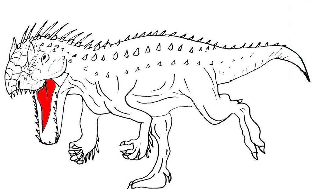 Indominus Rex Coloring Pages
