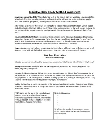 free printable inductive bible study worksheet pdf