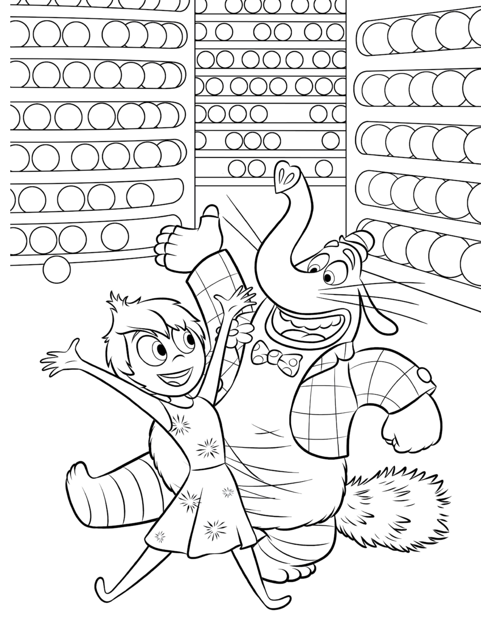 Inside Out 2 Coloring Pages Printable