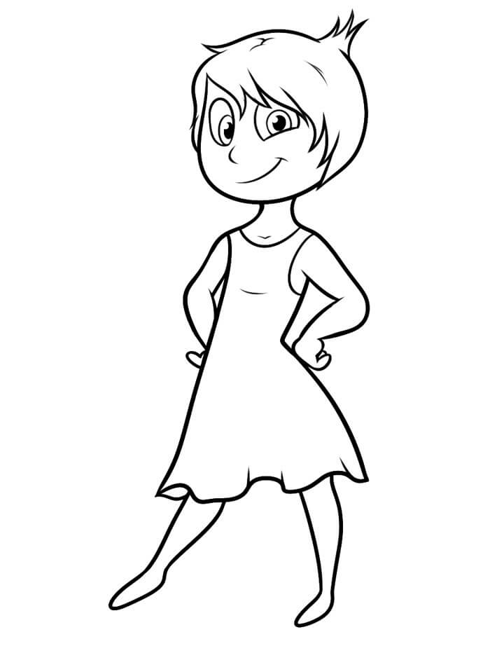 Inside Out Joy Coloring Page Free Printable Coloring Pages For Kids