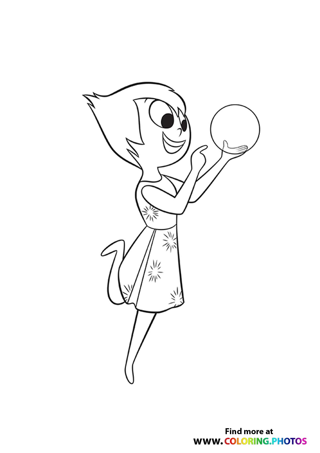Joy Coloring Page