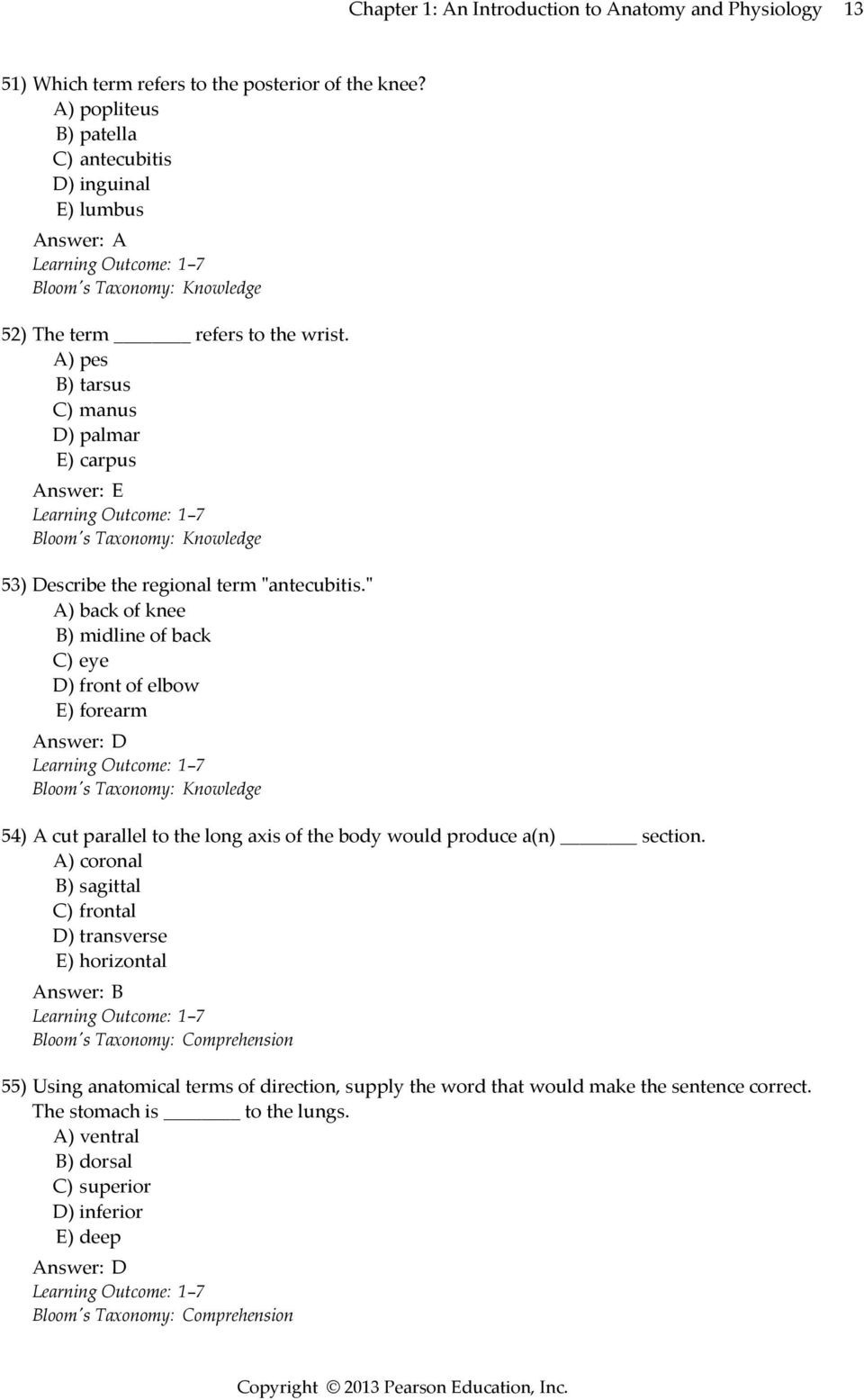 Intro To Anatomy And Physiology Worksheets Anatomy Worksheets